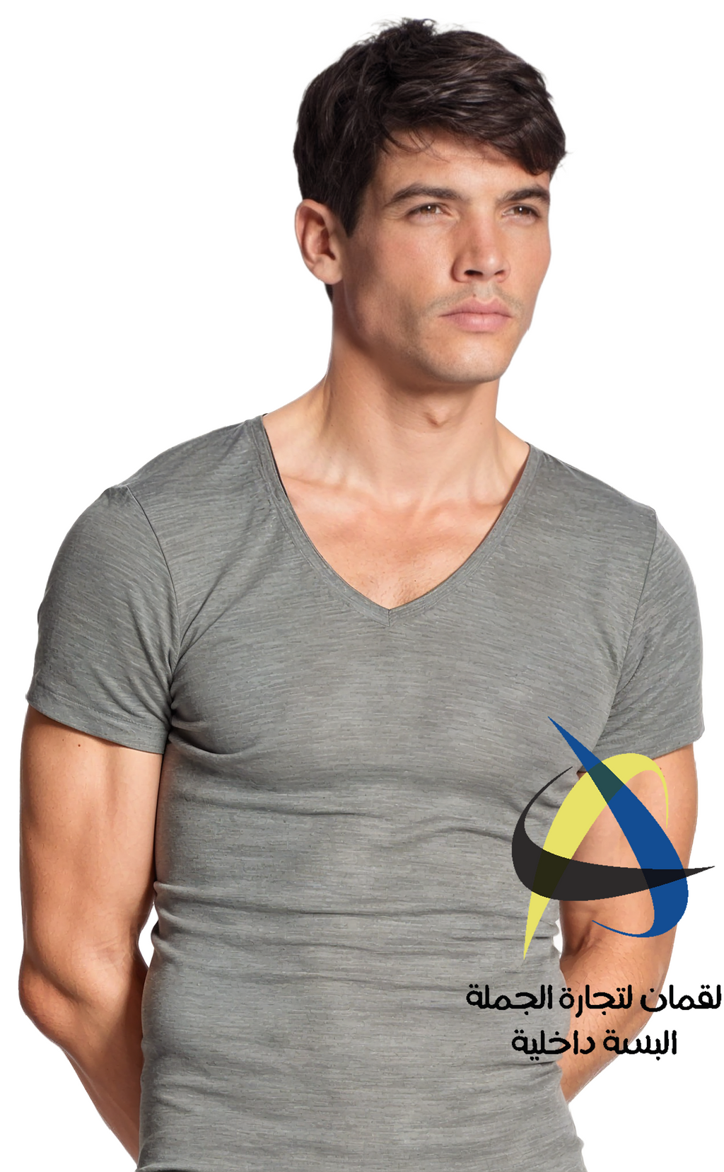 (serie 3 PS) demi mancche exon col v