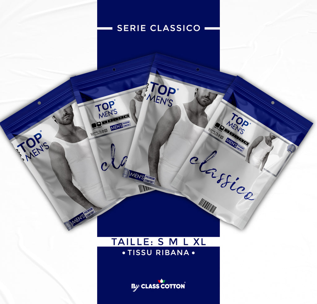 (serie 4PS) dèbardeur top men classico