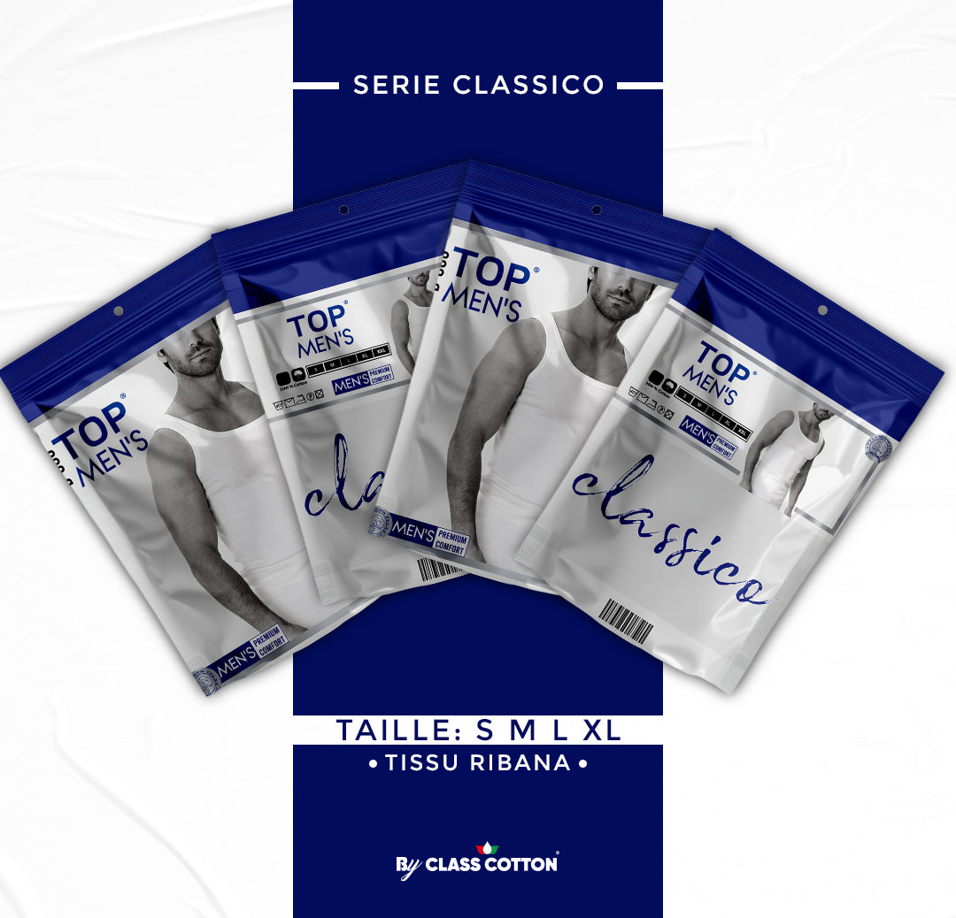 (serie 4PS) dèbardeur top men classico