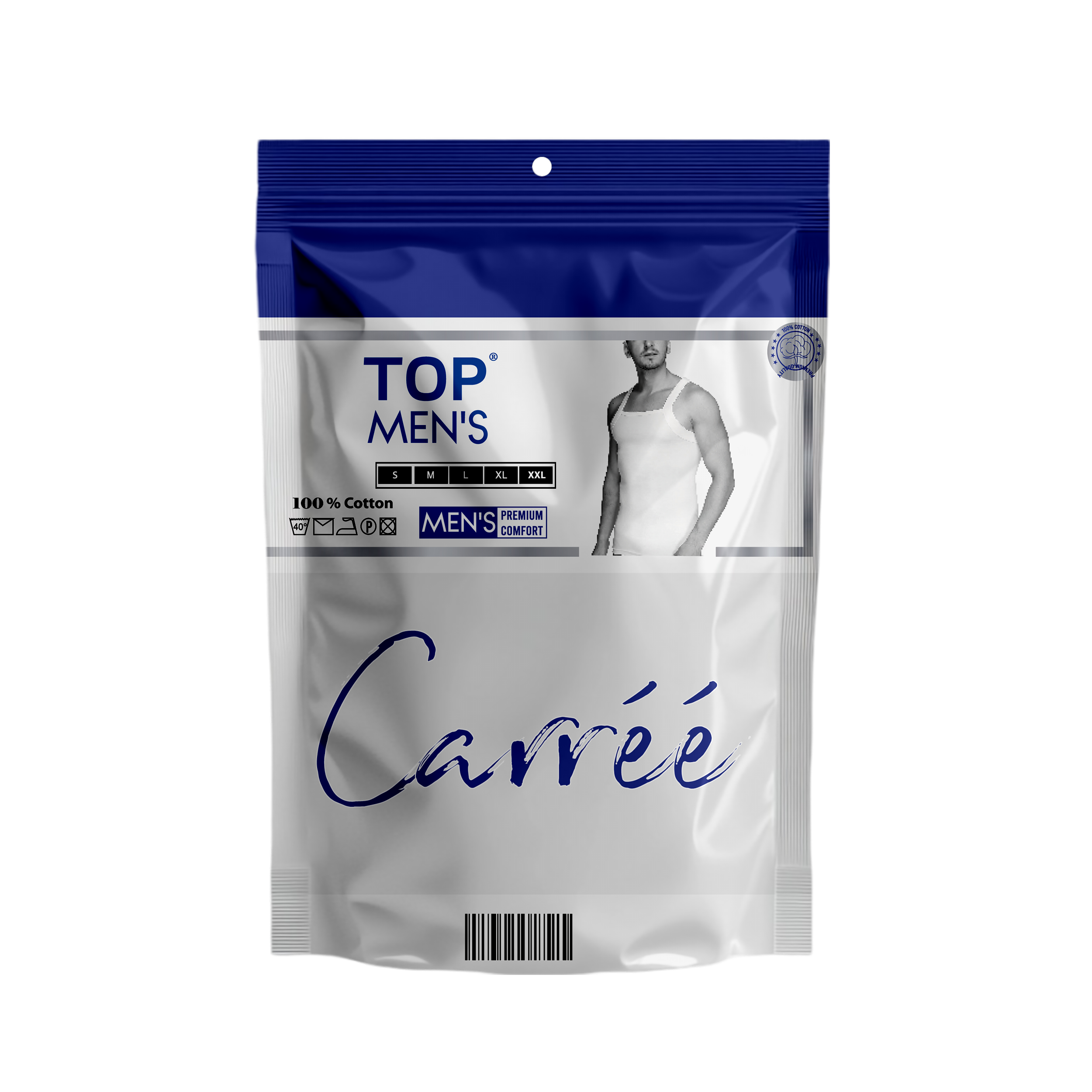 (serie 4PS) dèbardeur carrè top men