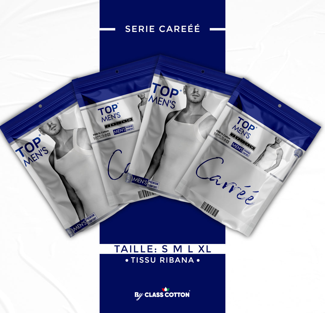 (serie 4PS) dèbardeur carrè top men