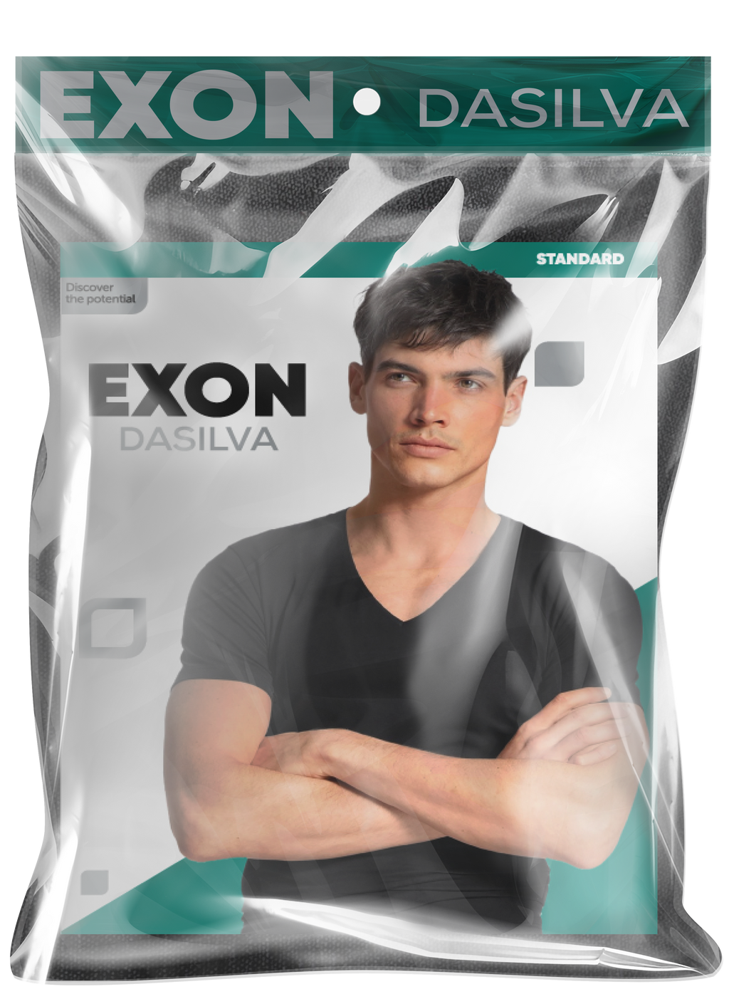 (serie 3 PS) demi mancche exon col v