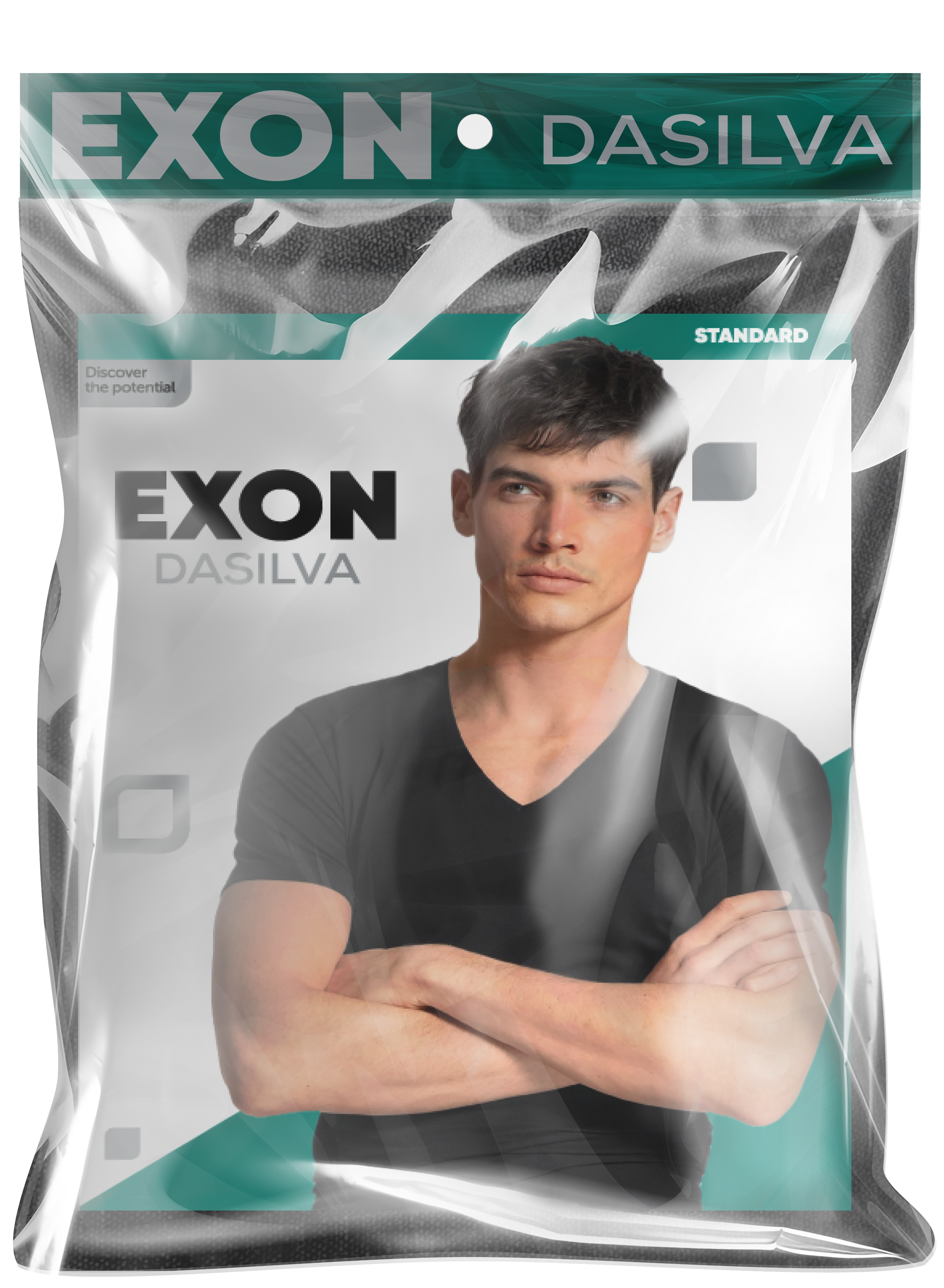 (serie 3 PS) demi mancche exon col v